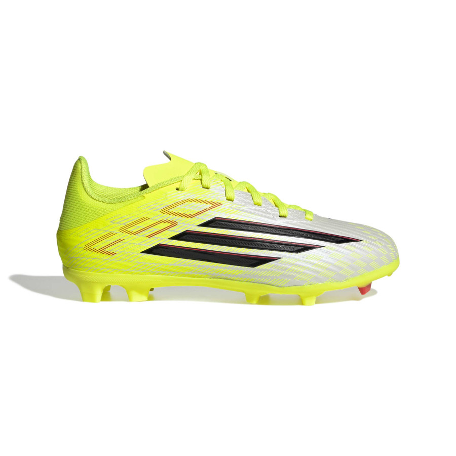 adidas F50 League junior FG/MG jaune blanc