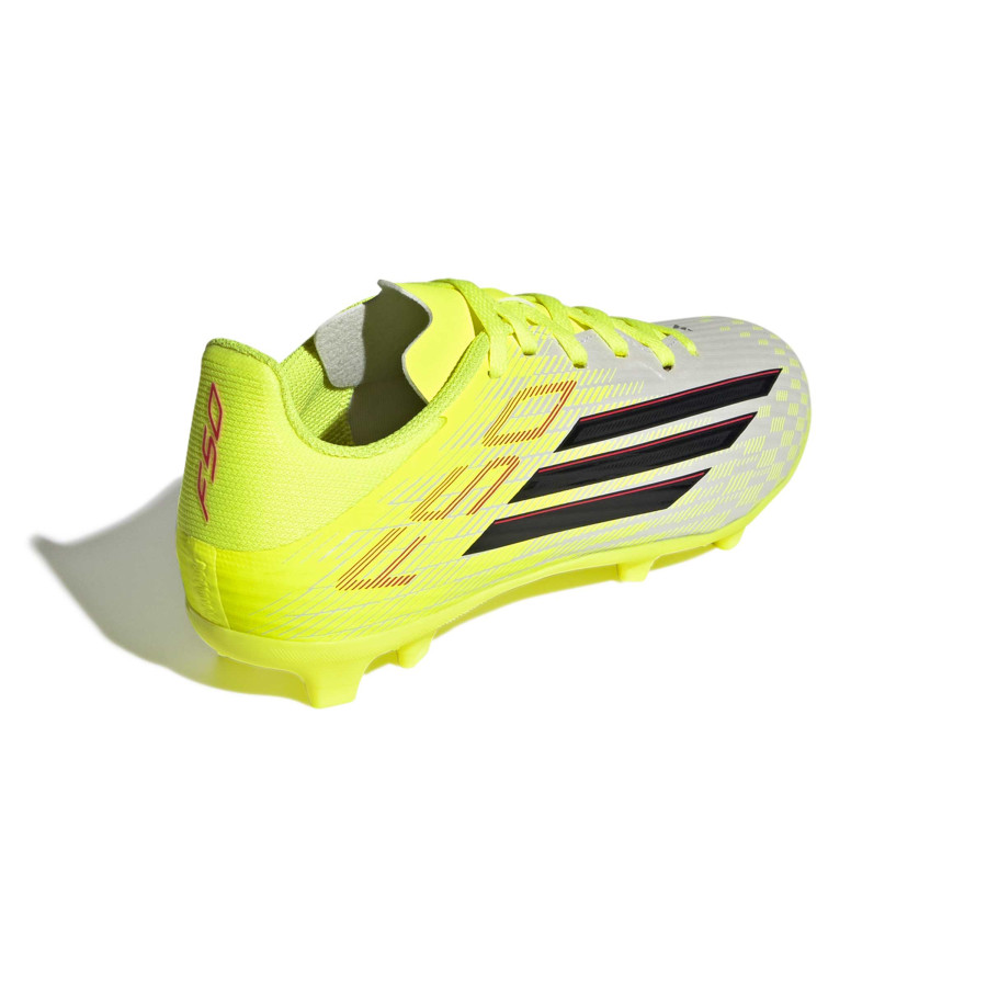 adidas F50 League junior FG/MG jaune blanc