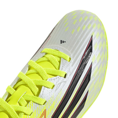 adidas F50 League junior FG/MG jaune blanc
