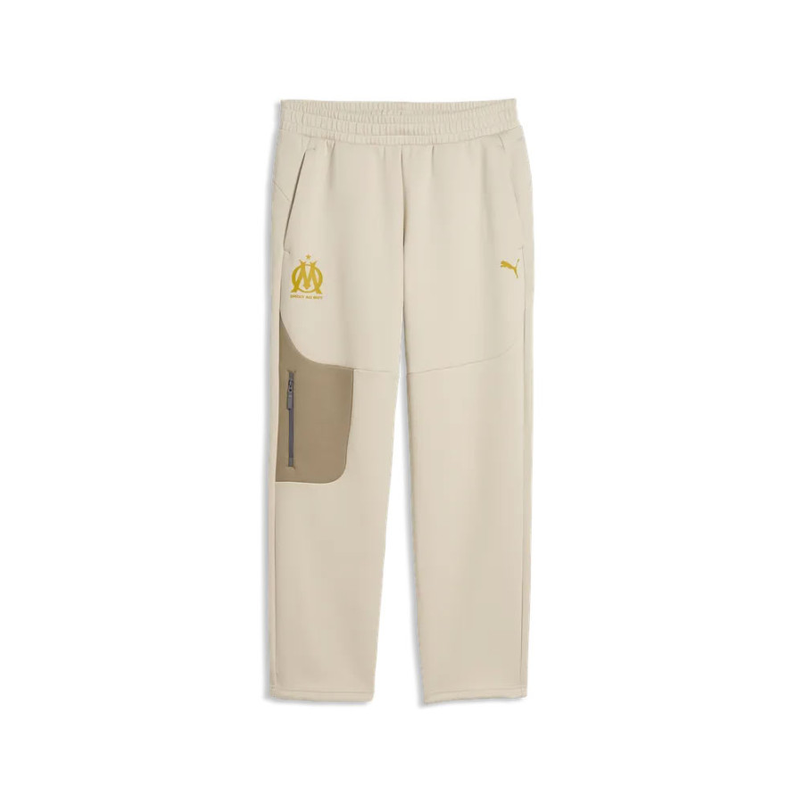 Pantalon survêtement OM PumaTech beige