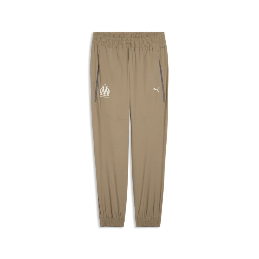 Pantalon survêtement OM PumaTech Woven beige