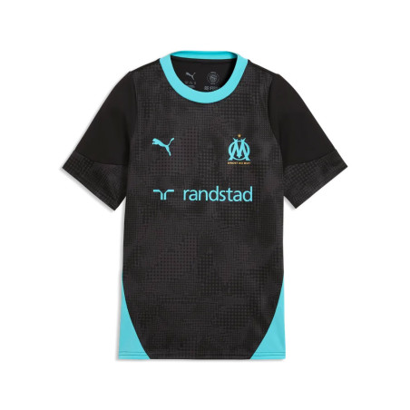 Maillot entraînement junior OM noir bleu