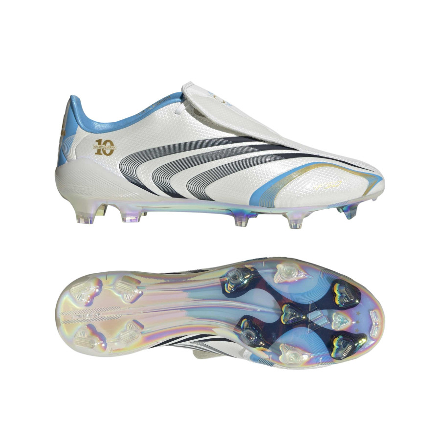 adidas F50 Messi Elite FG Tunit blanc bleu