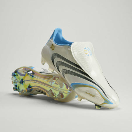 adidas F50 Messi Elite FG Tunit blanc bleu