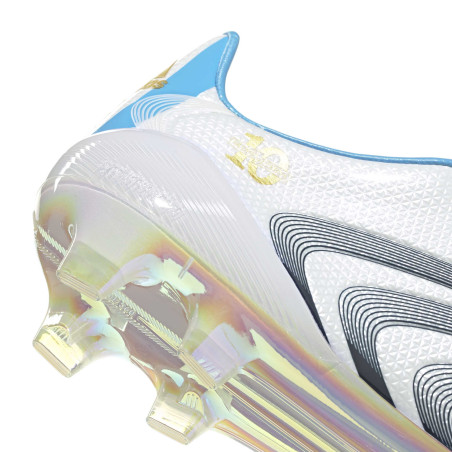 adidas F50 Messi Elite FG Tunit blanc bleu
