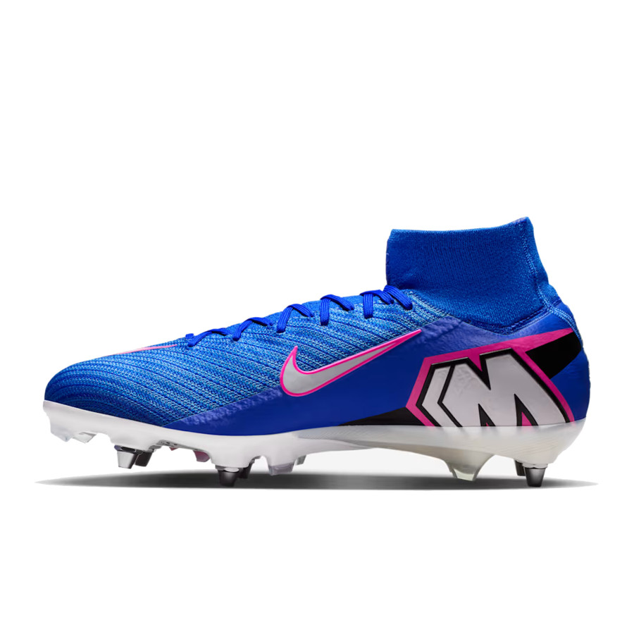 Nike Air Zoom Mercurial Superfly 10 SG-Pro bleu rose