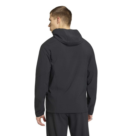 Veste survêtement Real Madrid Travel FZ noir