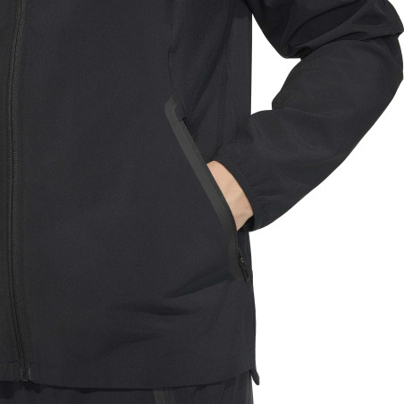 Veste survêtement Real Madrid Travel FZ noir