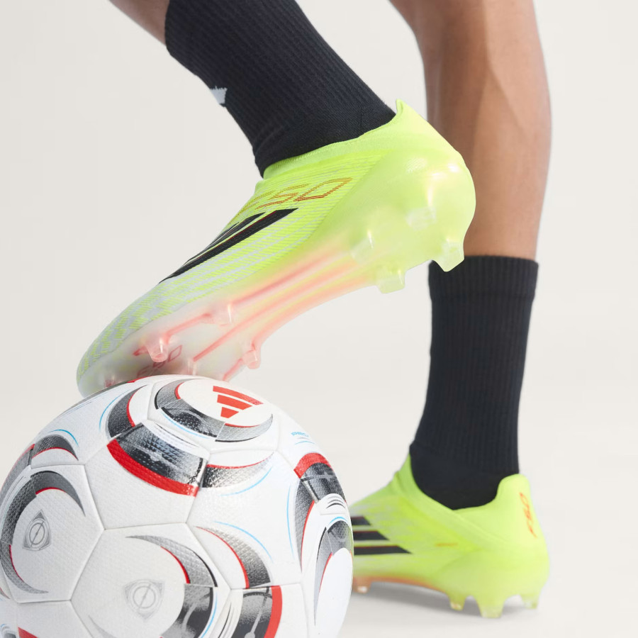 adidas F50 LaceLess Elite FG jaune blanc