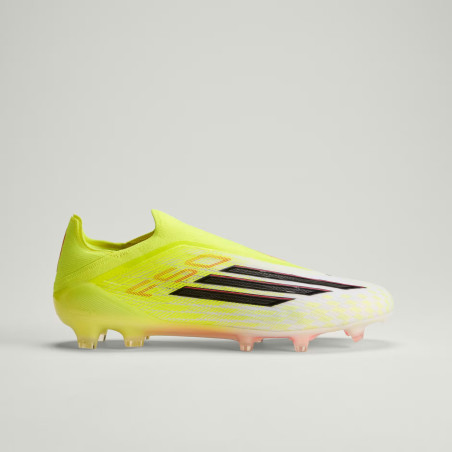 adidas F50 LaceLess Elite FG jaune blanc