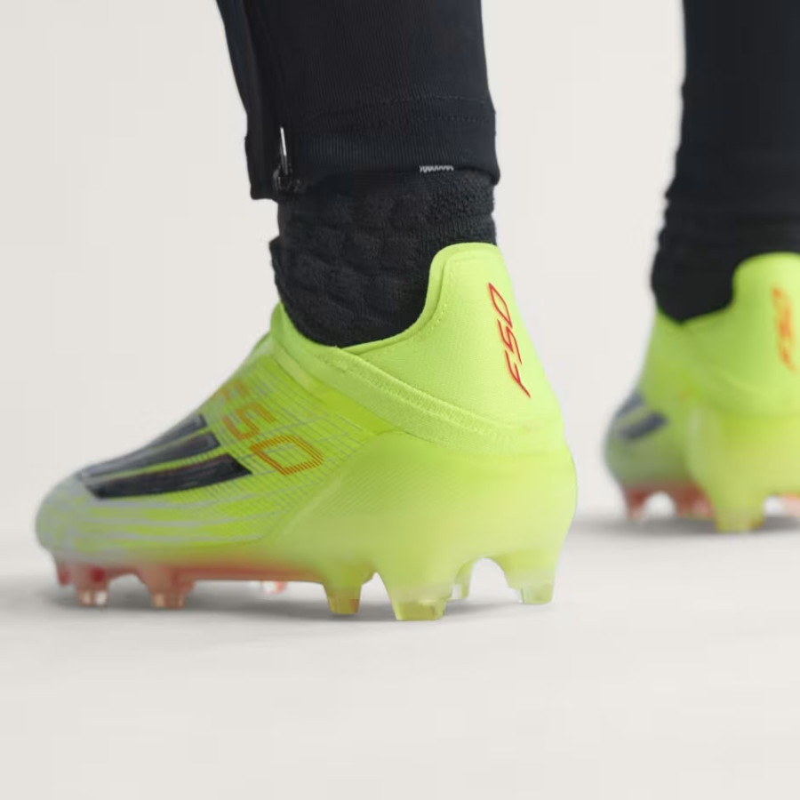 adidas F50 LaceLess Elite FG jaune blanc