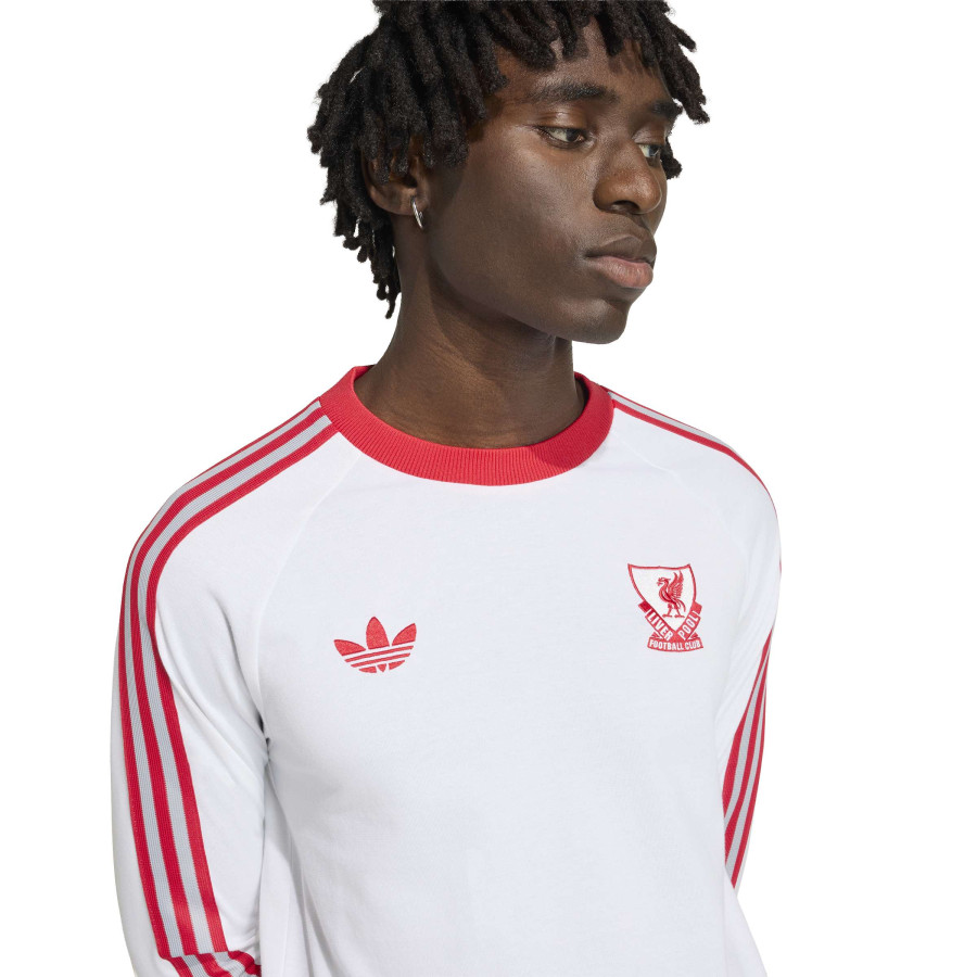 Maillot manches longues Liverpool Originals blanc rouge