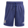 Short Real Madrid Retro Originals bleu jaune