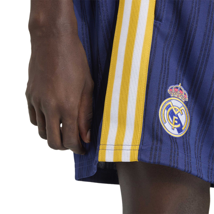 Short Real Madrid Retro Originals bleu jaune