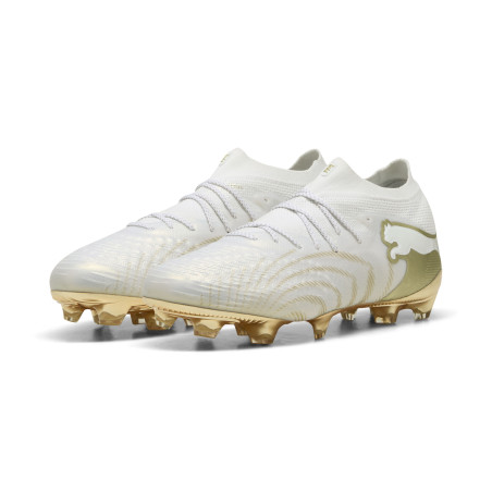Puma Future 9 Ultimate FG blanc or
