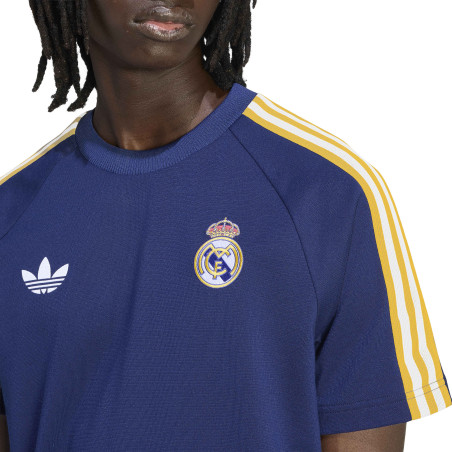 T-shirt Real Madrid Retro Originals bleu jaune