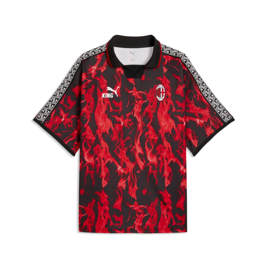 Maillot AC Milan King Retro rouge noir