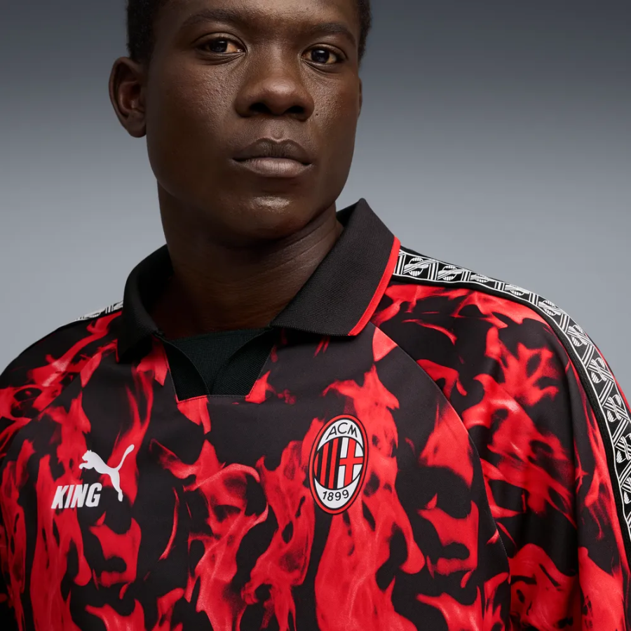 Maillot AC Milan King Retro rouge noir
