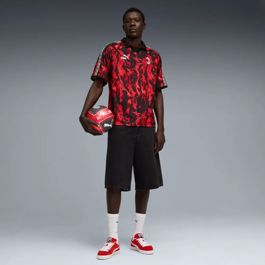 Maillot AC Milan King Retro rouge noir