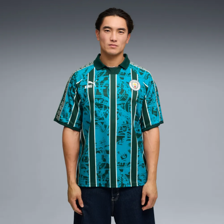 Maillot Manchester City King Retro bleu