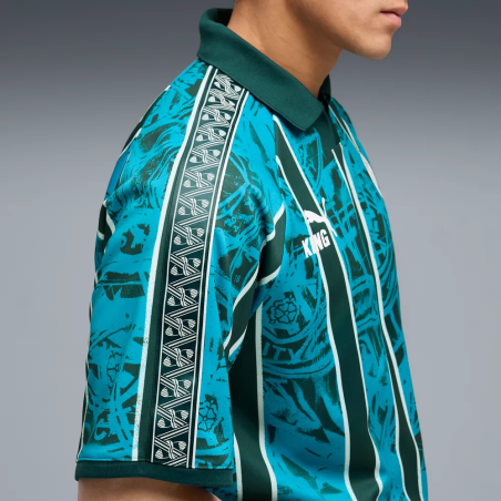 Maillot Manchester City King Retro bleu