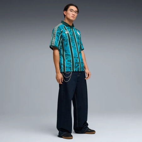 Maillot Manchester City King Retro bleu