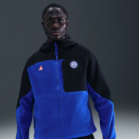 Veste survêtement Inter Milan ACG Polartec bleu noir 