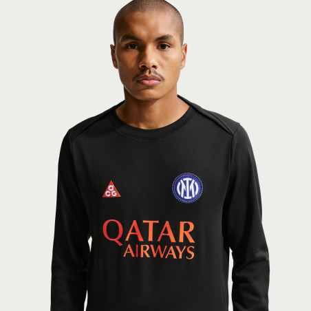 Sweat avant match Inter Milan ACG noir