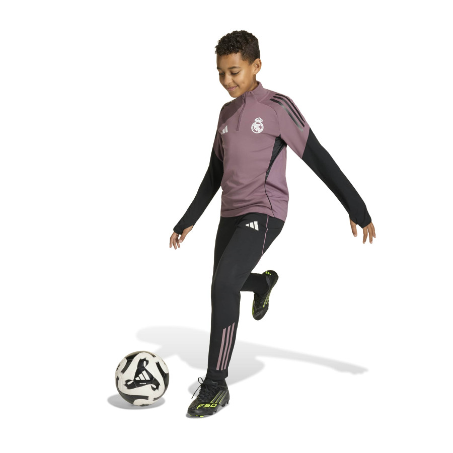 Pantalon survêtement junior Real Madrid noir violet