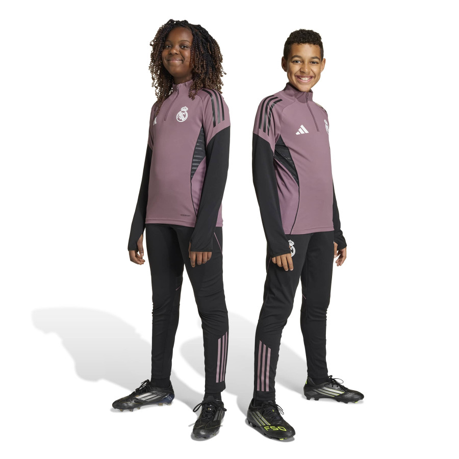 Pantalon survêtement junior Real Madrid noir violet