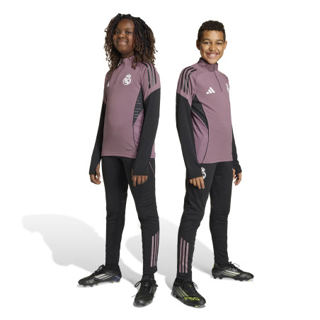 Pantalon survêtement junior Real Madrid noir violet
