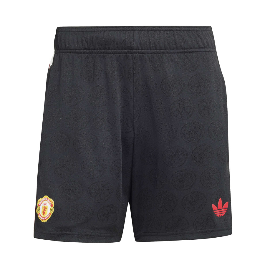 Short Manchester United x Stone Roses noir