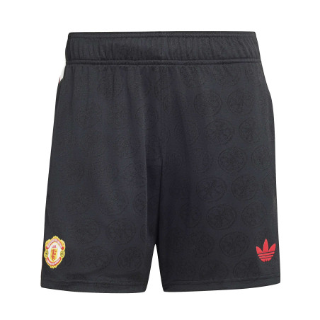 Short Manchester United x Stone Roses noir