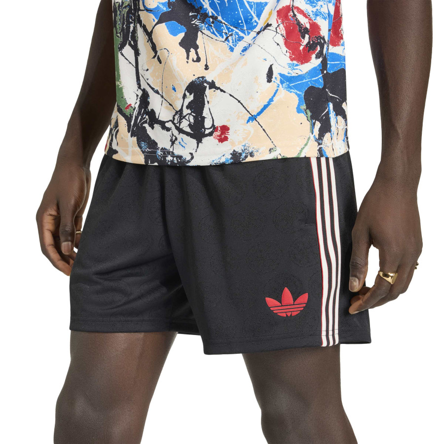 Short Manchester United x Stone Roses noir