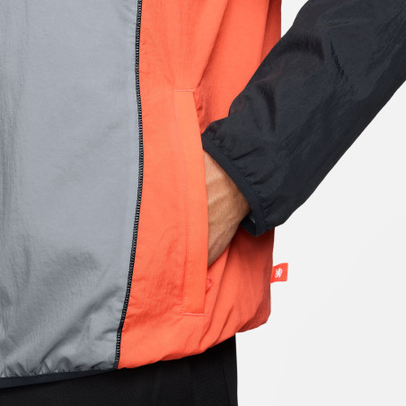 Veste survêtement Chelsea woven noir orange