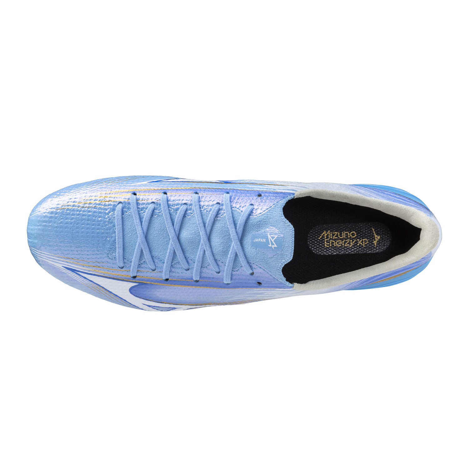 Mizuno Alpha III Japan Elite FG bleu or sur Foot.fr