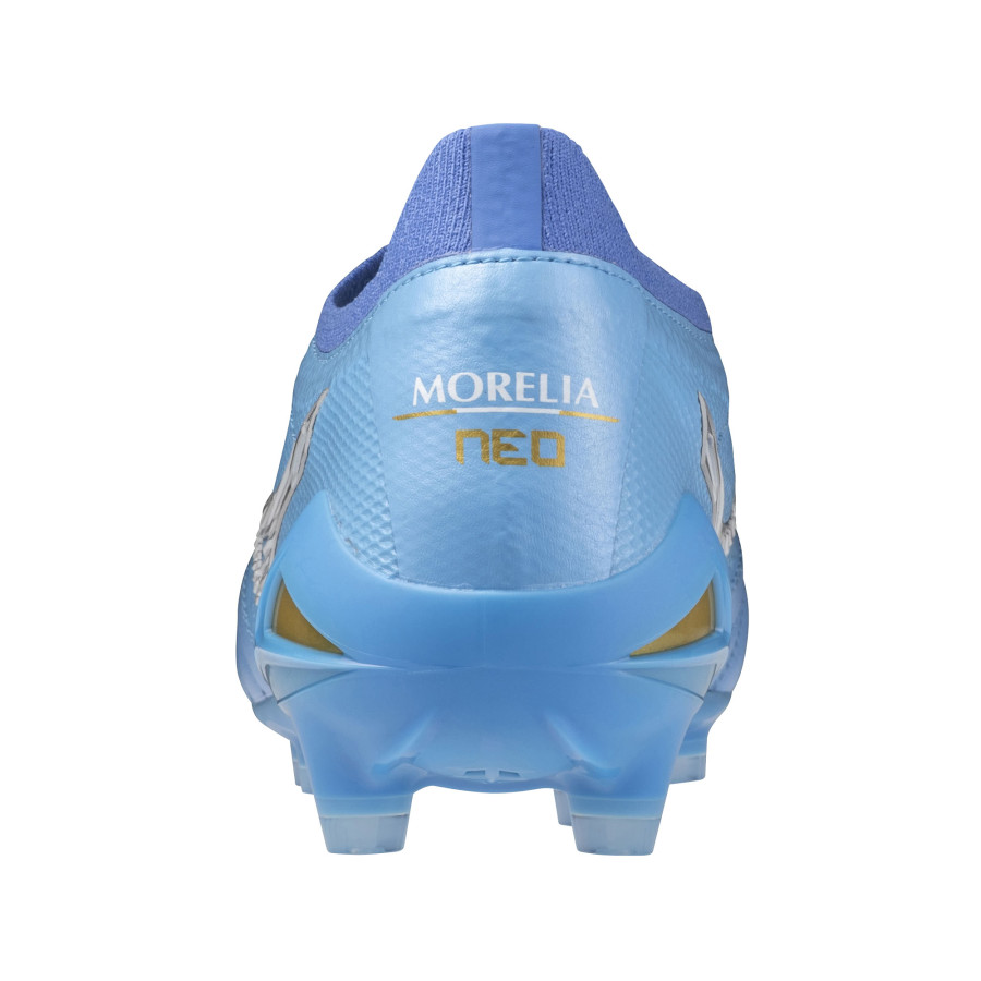 Mizuno Morelia Neo IV Beta Japan Elite FG bleu or