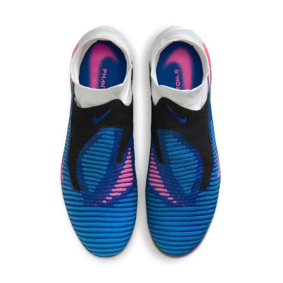 Nike Phantom 6 montante Elite AG-Pro bleu rose