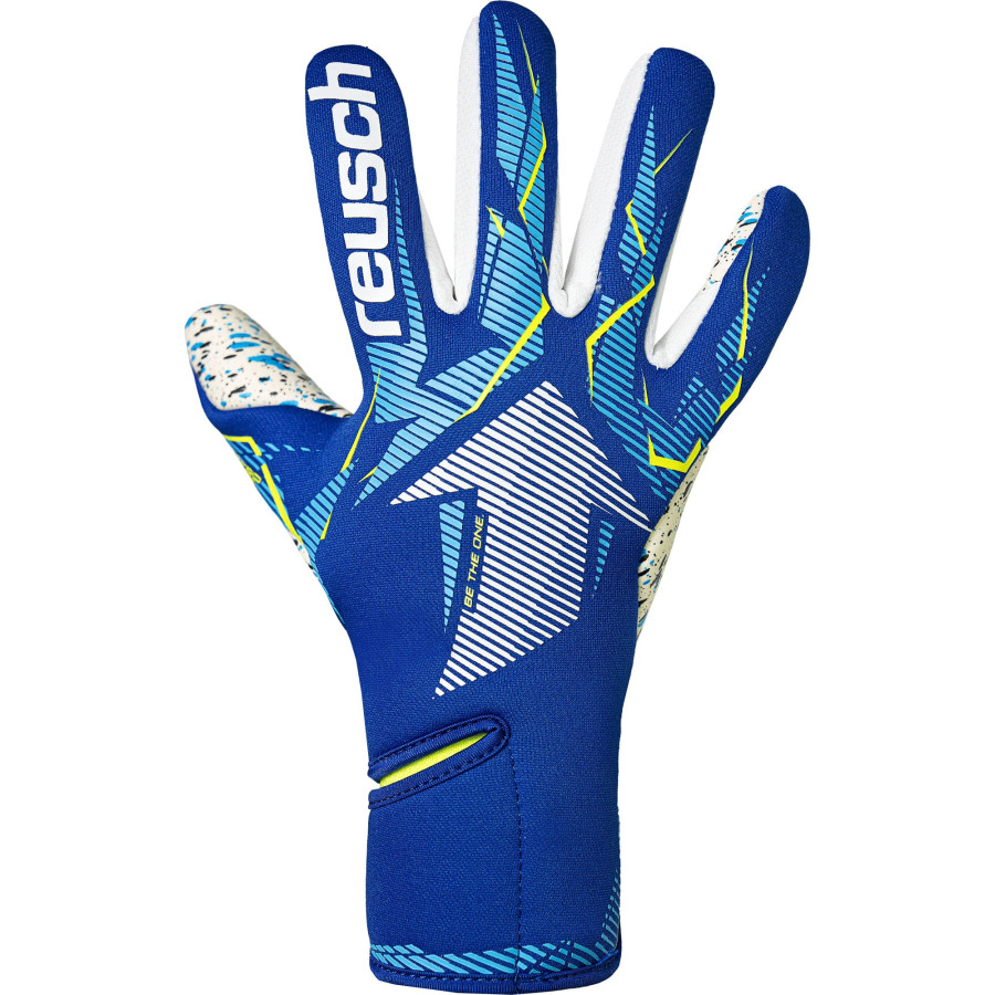 Gants Gardien Reusch junior Fastgrip Fusion bleu
