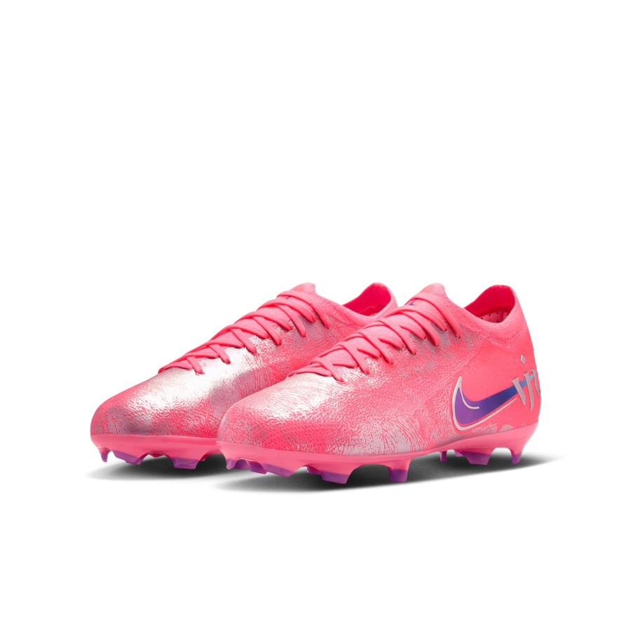 Nike Air Zoom Mercurial Vapor 16 junior Pro Vinicius Jr FG rose bleu