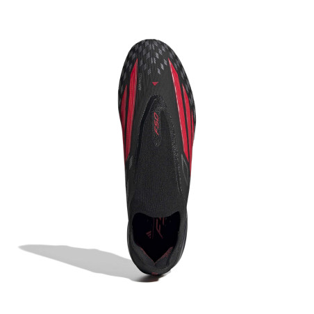 adidas F50 LaceLess Elite FG noir rouge