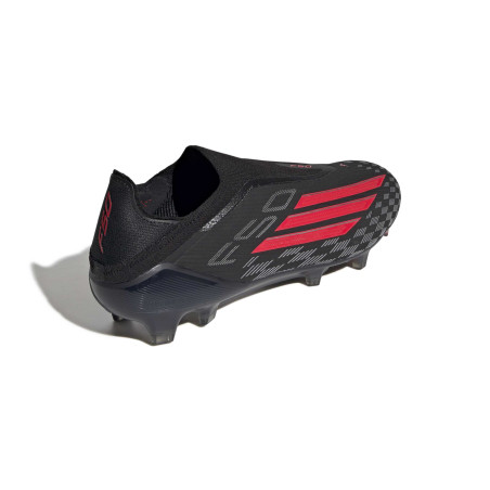 adidas F50 LaceLess Elite FG noir rouge