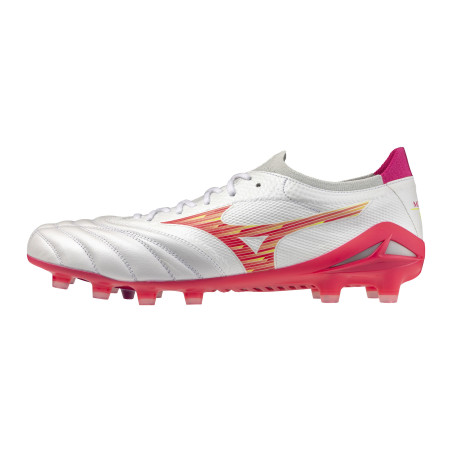 Mizuno Morelia Neo IV Beta Elite FG rouge blanc