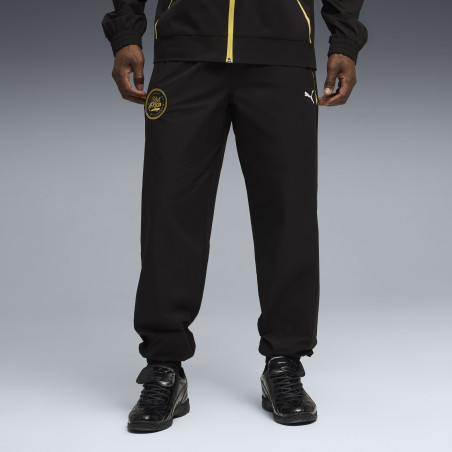 Pantalon survêtement OM Africa PumaTech noir jaune