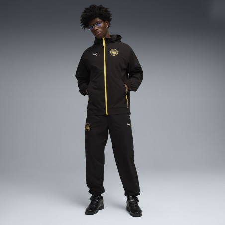 Pantalon survêtement OM Africa PumaTech noir jaune