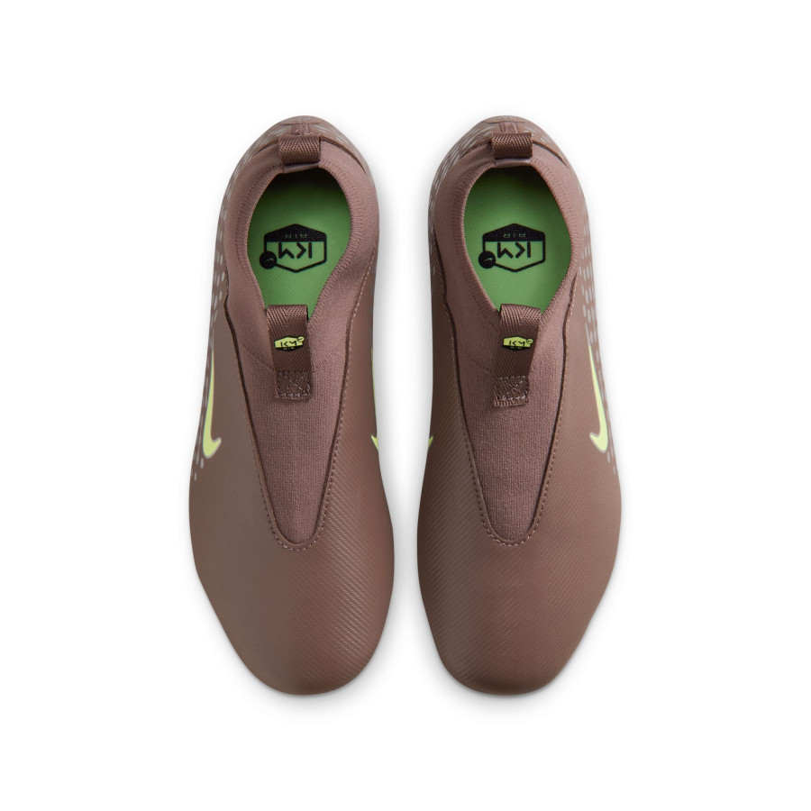 Nike Air Zoom Mercurial Superfly 10 Academy junior Mbappé FG/MG marron vert