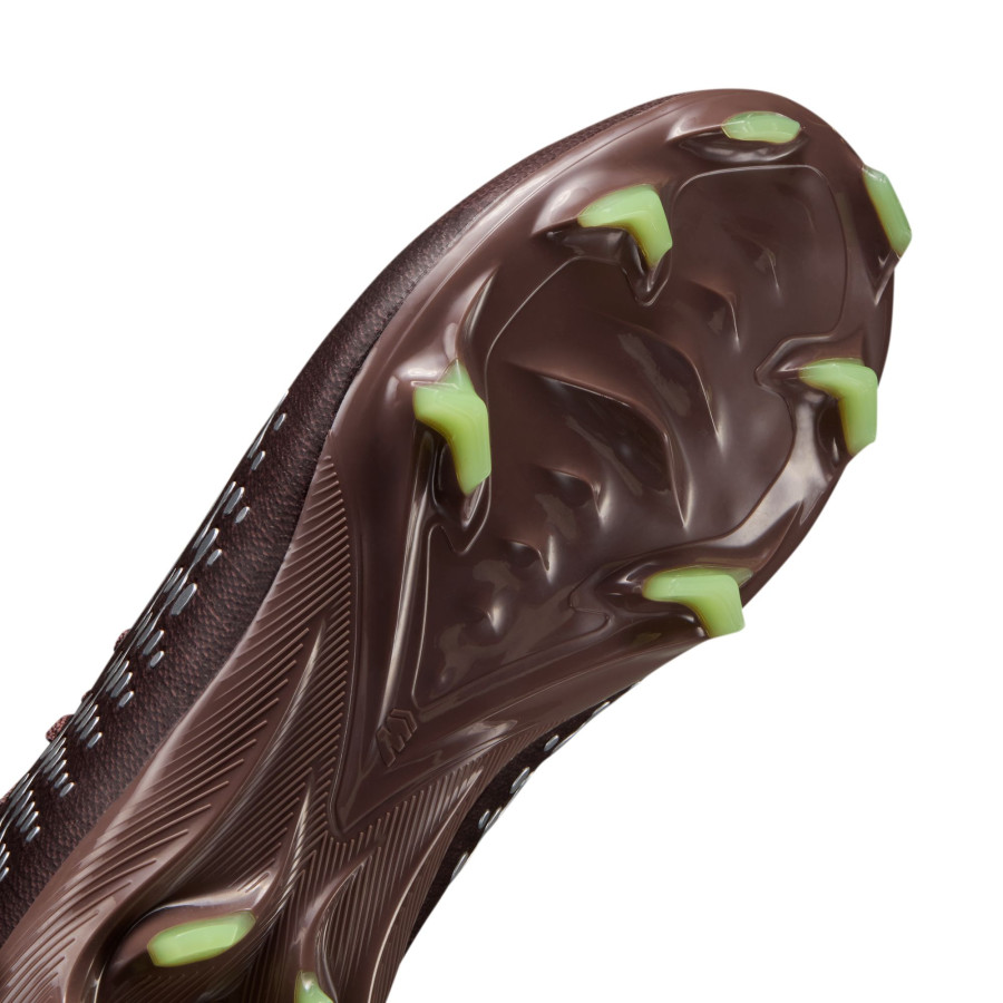 Nike Air Zoom Mercurial Vapor 16 Pro junior Mbappé FG marron vert