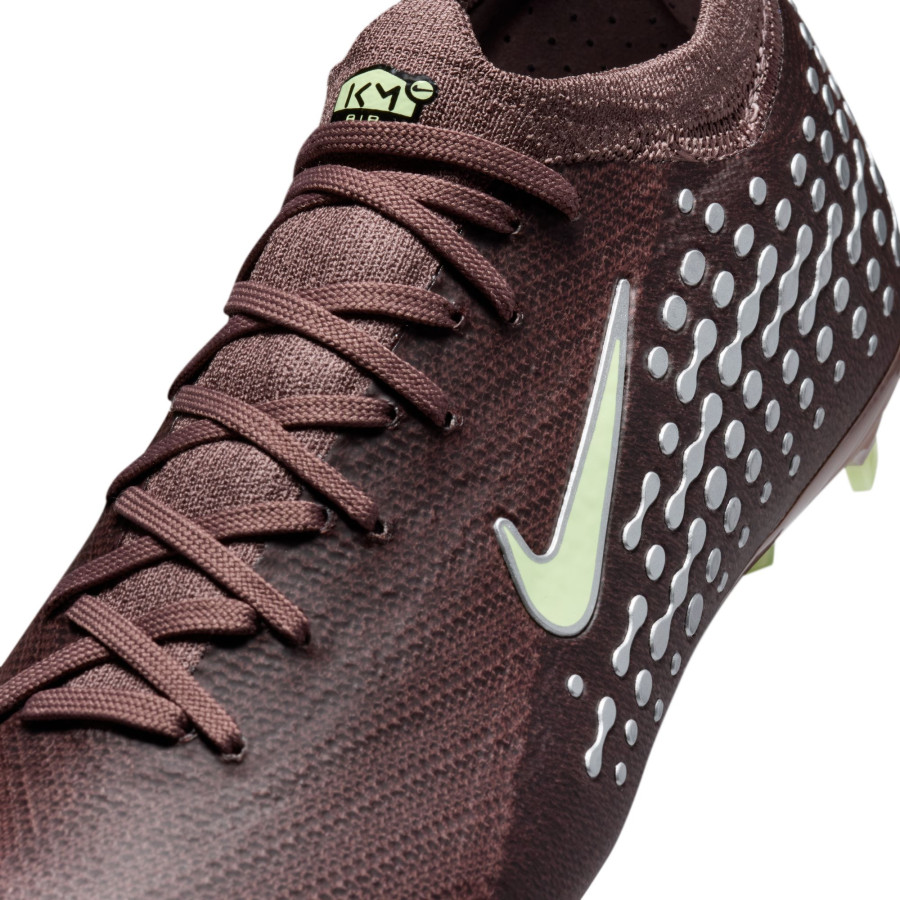 Nike Air Zoom Mercurial Vapor 16 Pro junior Mbappé FG marron vert