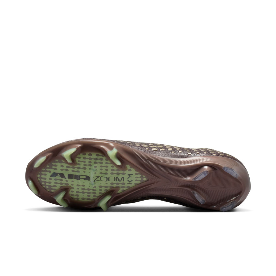 Nike Air Zoom Mercurial Vapor 16 Elite Mbappé FG marron vert