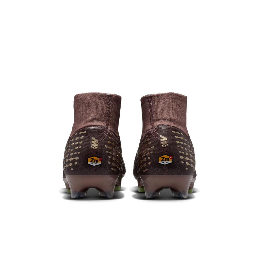 Nike Air Zoom Mercurial Superfly 10 Elite Mbappé FG marron vert